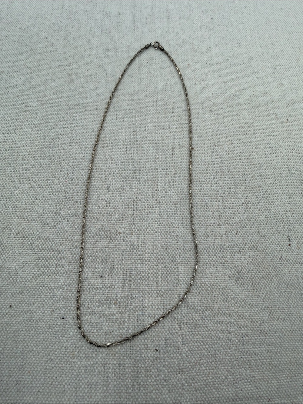 Classic Silver Rope Chain Necklace for Women